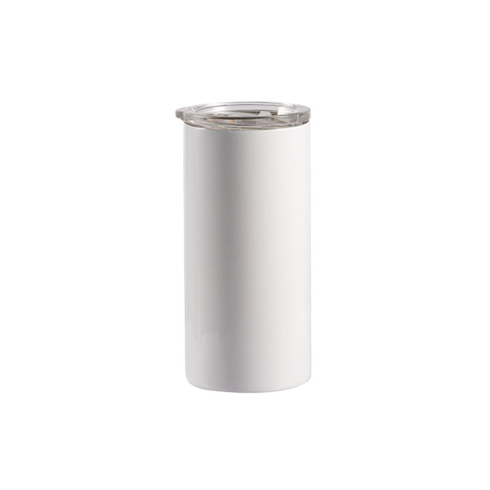 HPN SubliCraft 12 oz. White Sublimation Stainless Steel Lowball Tumbler